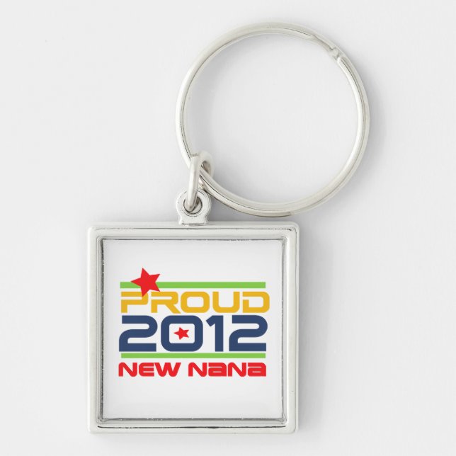 2012 Proud Nana T-shirts and Gifts Keychain (Front)