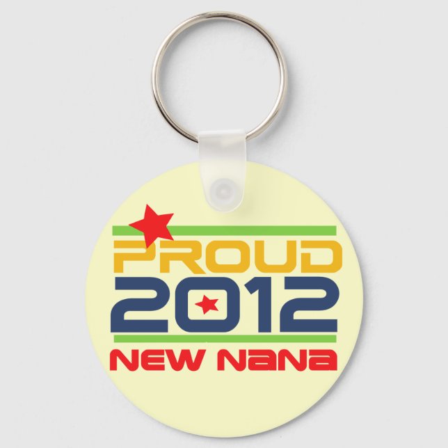 2012 Proud Nana T-shirts and Gifts Keychain (Front)