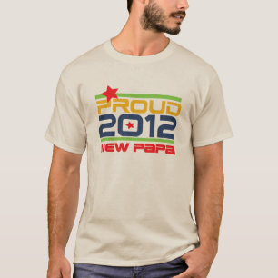 2012 Proud New Papa T-shirts and Gifts