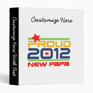 2012 Proud New Papa T-shirts and Gifts Binder
