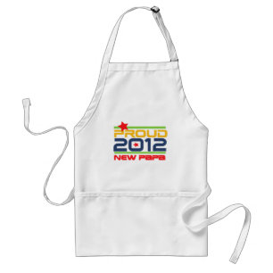 2012 Proud New Papa T-shirts and Gifts Standard Apron