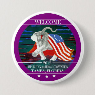 2012 Republican National Convention 3 Inch Round Button