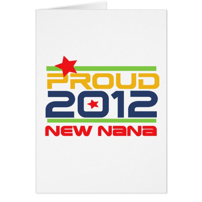 2012 T-shirts et cadeaux fiers de Nana (Devant)