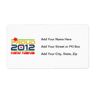 2012 T-shirts et cadeaux fiers de Nana