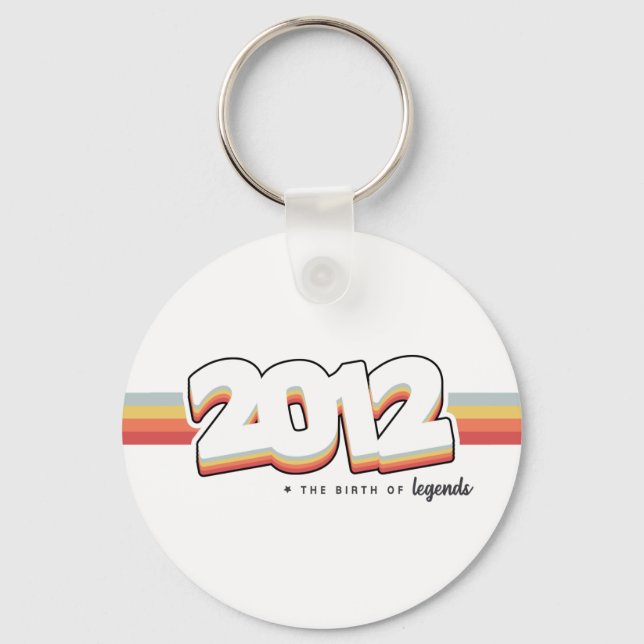 2012 The birth of legends Keychain (Front)