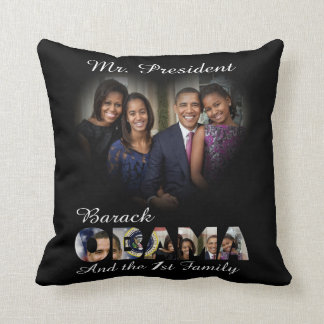 2012 US President Barack Obama re-Election Throw Pillow