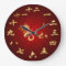2012 Year of the Dragon Chinese Calligraphy Clock