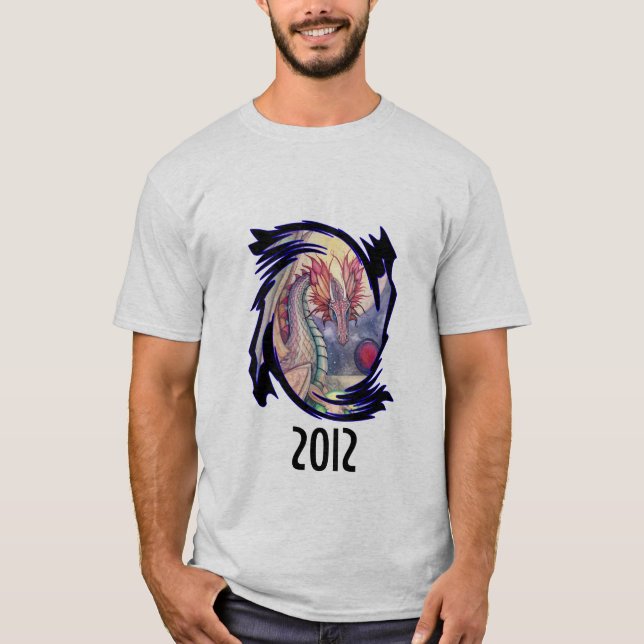 2012 Year of the Dragon Fantasy Art T-Shirt (Front)
