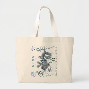 2012 Year of the Water Dragon Large Tote Bag