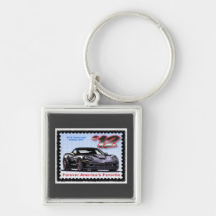 2012 Z06 Centennial Edition Corvette Keychain