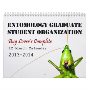 2013-14 Bug Lover's 12 Month Calendar - EGSO