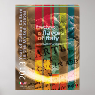 2013 Année de la culture italienne Italie Poster a