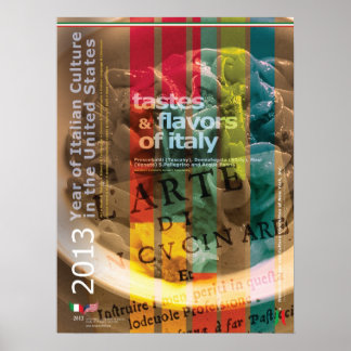 2013 Année de la culture italienne Italie Poster a