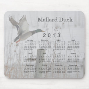 2013 Bird Calendar Mouse Pad