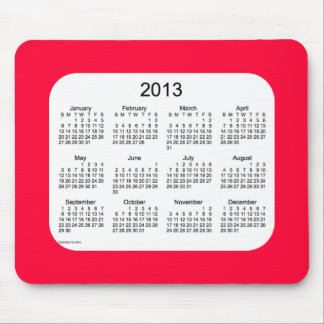 2013 Calendar Mouse Pad