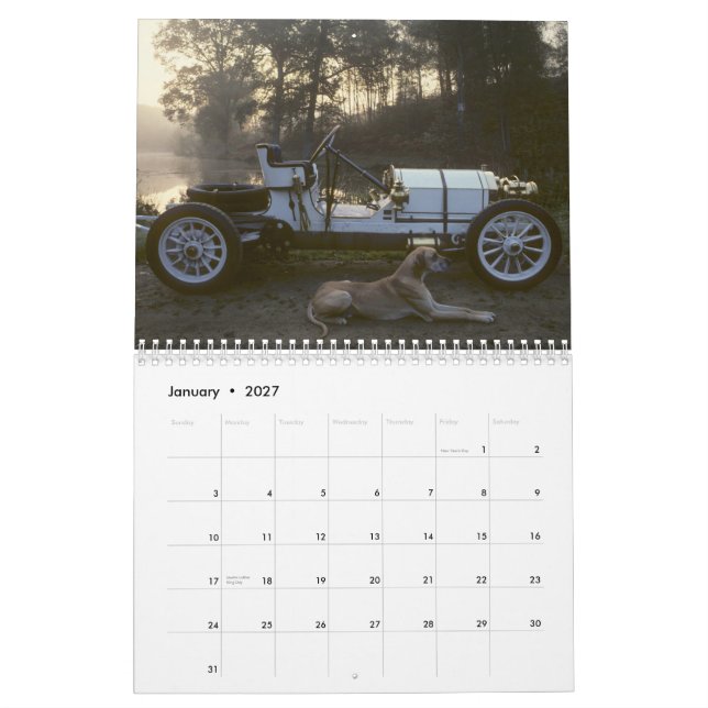 2013 Classic Mercedes Benz Calendar (Jan 2027)