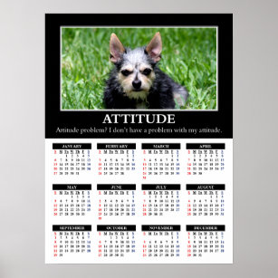 2013 Demotivational Wall Calendar: Bad Attitude Poster