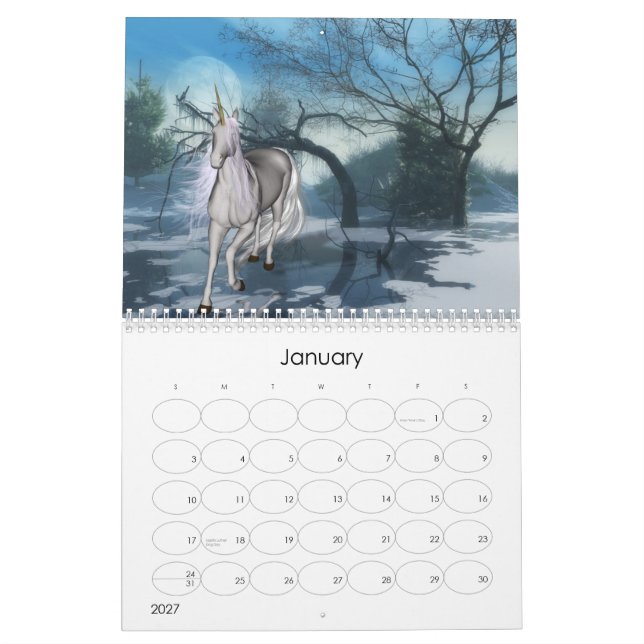 2013 Equine Fantasy Calendar (Jan 2027)