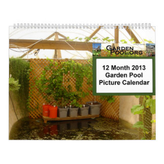 2013 Garden Pool Calendar -  Large