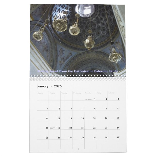 2013 Italian Heritage Tour Calendar (Jan 2026)