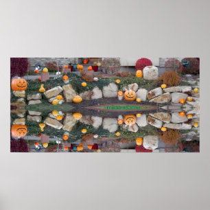 2013 Jack-o-Lanterns 24x12 Reflection Print