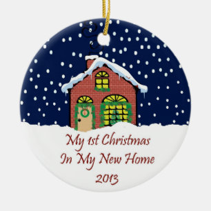 2013 My New Home Christmas Ceramic Ornament