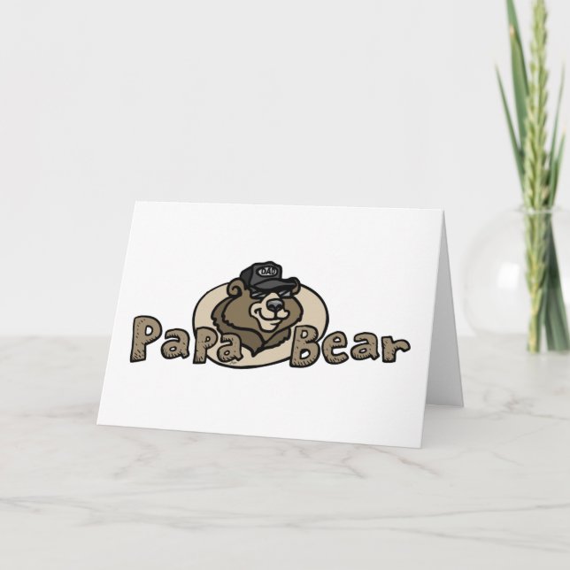 2013 Papa Bear Logo Holiday Card (Front)
