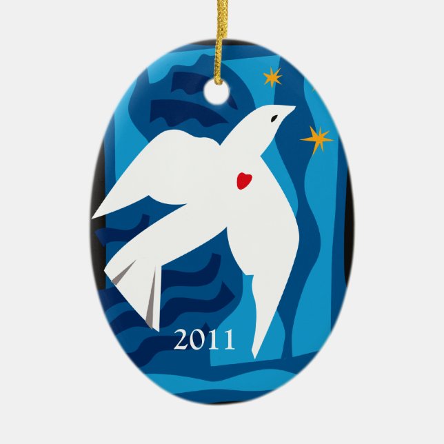 2013 Peace Dove Ornament (Front)
