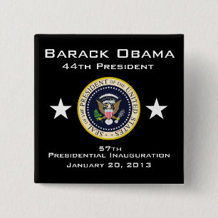 2013 Presidential Inauguration 2 Inch Square Button