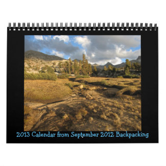 2013 Sierras Calendar Marie Lk & Bear Lks Basin