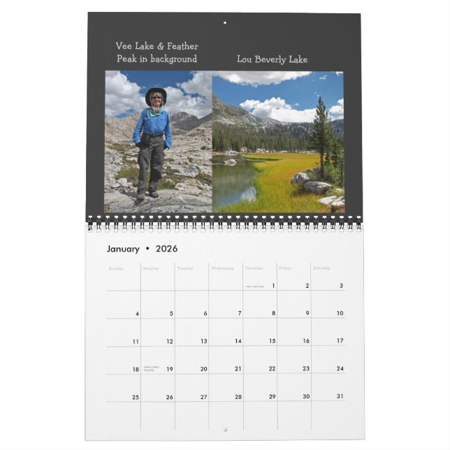 2013 sierras calendrier Marie LK et bassin de Lks (Jan 2026)