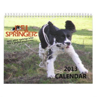 2013 Springer joyeux calendrier de 12 mois
