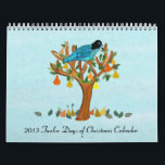 2013 Twelve Days of Christmas Calendar<br><div class="desc">Graphic illustrations and paintings of the Twelve Days of Christmas.  You can customize the calendar style.  Artwork by Magins Creations.</div>