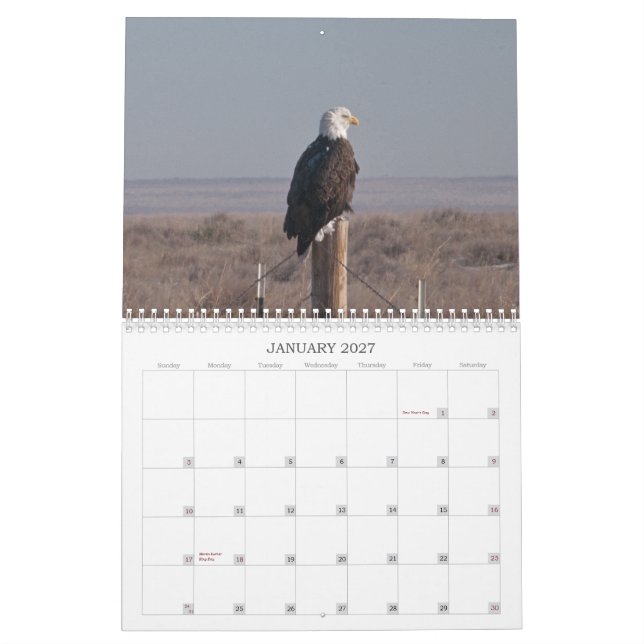 2013 Wells Ranch Calendar (Jan 2027)