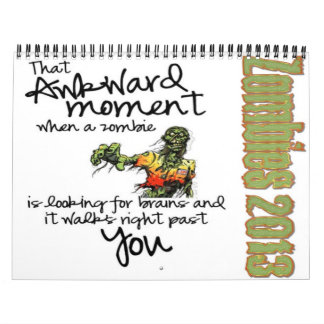 2013 zombie calendar