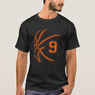 2014 9th Birthday Basketball Nine 9 Years Old Boys T-Shirt