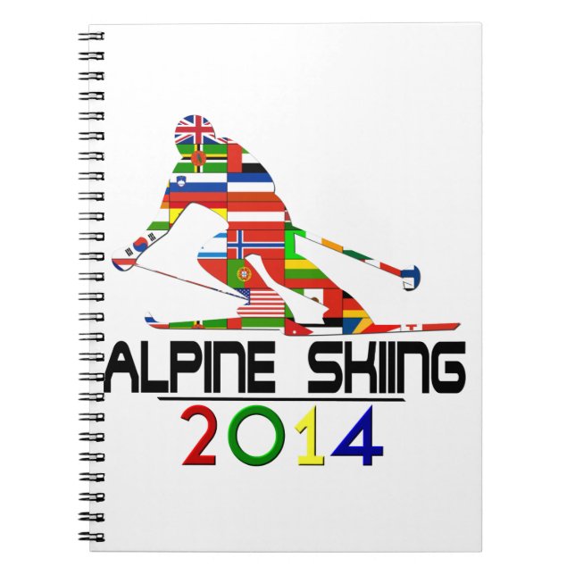 2014: Alpine Skiing Notebook (Front)