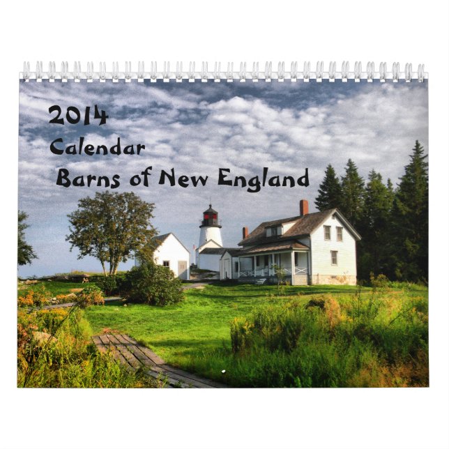 2014 Barns of New England-1 Calendar (Cover)