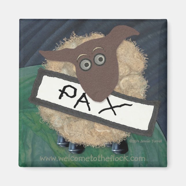 2014 Bienvenue sur le Magnet "PAX" de Flock (Devant)