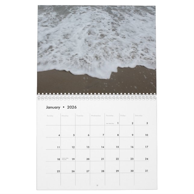 2014 Calendar Beaches (Jan 2026)