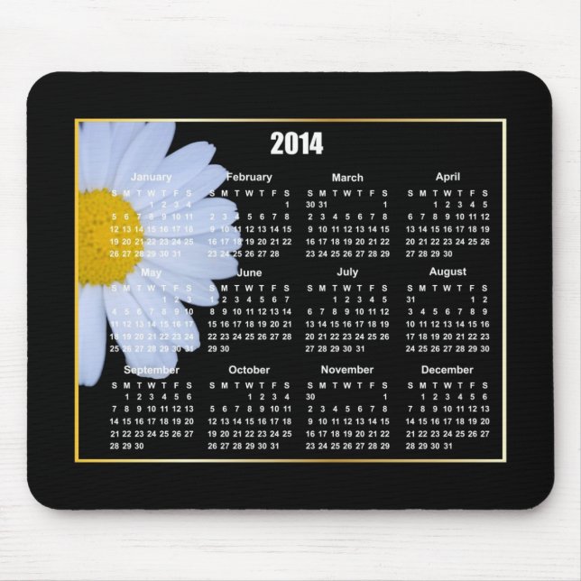 2014 Calendar Mouse Pad (Front)