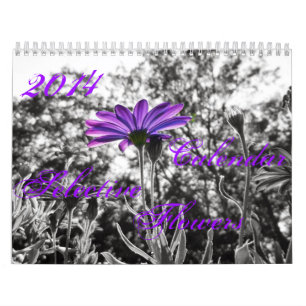 2014 Calendar Selective Flowers