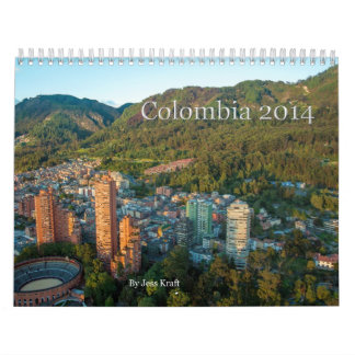 2014 Colombia Calendar