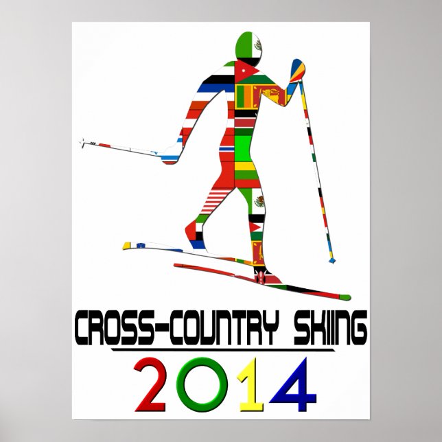 2014: Cross-Country Skiing Poster (Front)
