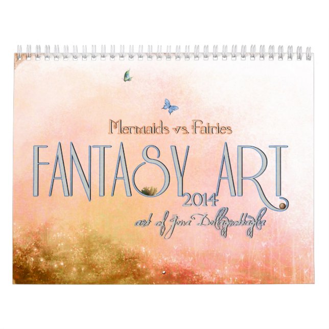 2014 Fairies vs Mermaids Calendar (Cover)