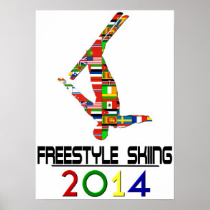 2014: Freestyle Skiing Poster
