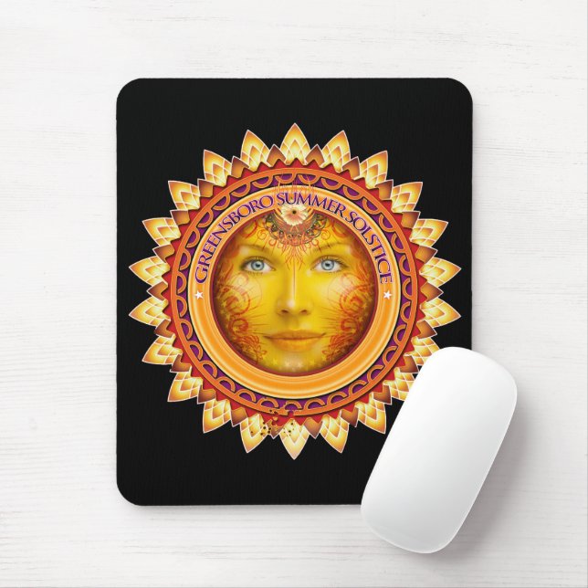 2014 Greensboro Summer Solstice Festival Keepsake Mouse Pad (With Mouse)