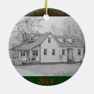 2014 House Ceramic Ornament