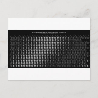 2014 Moon Phase Calendar Northern Hemisphere.png Postcard