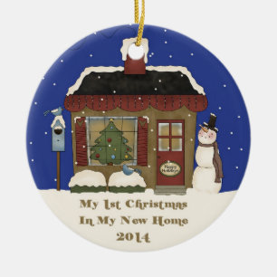 2014 My New Home Christmas Ceramic Ornament